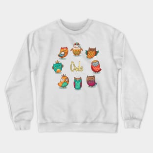 Owl Circle Crewneck Sweatshirt